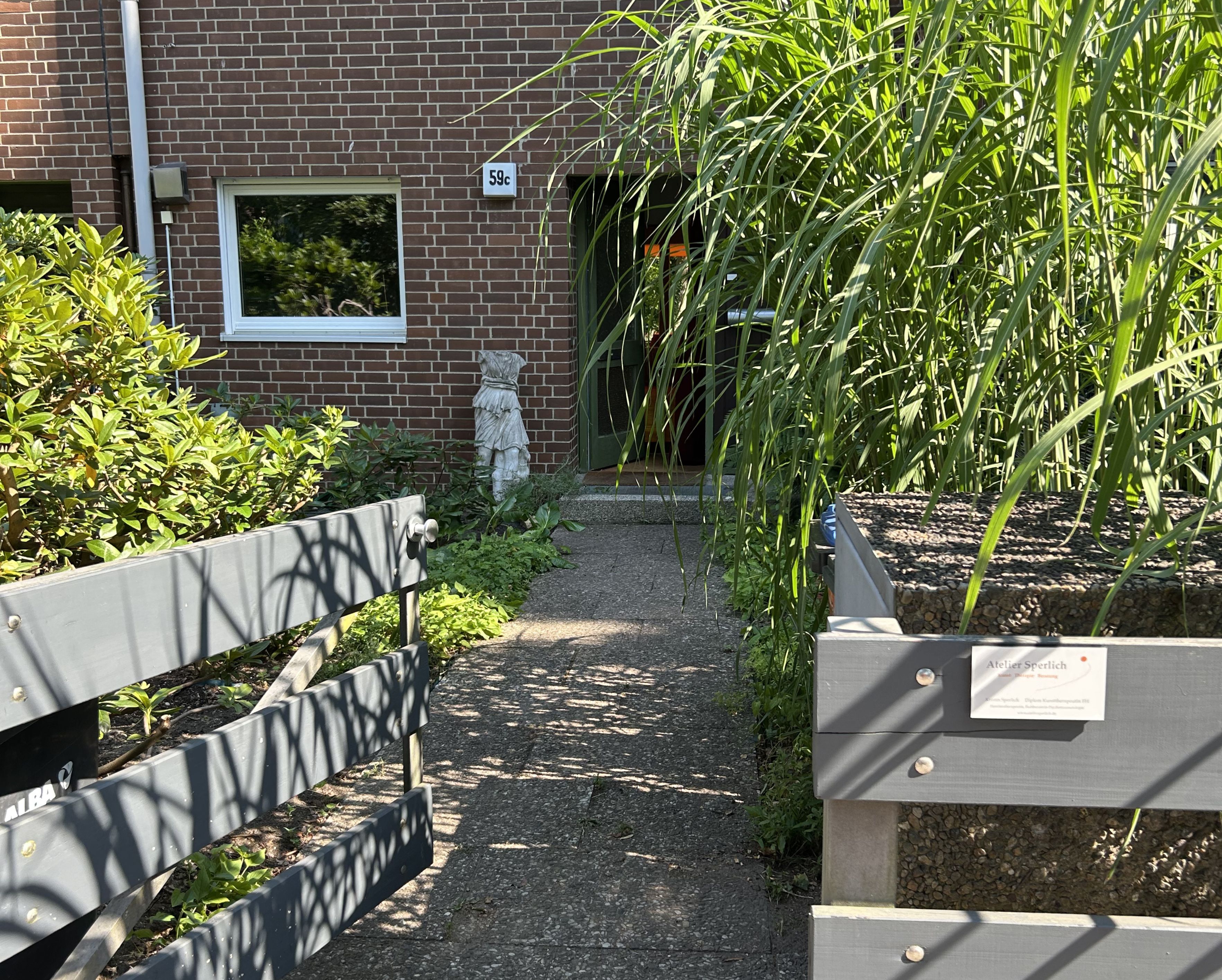 Eingang Atelier Sperlich